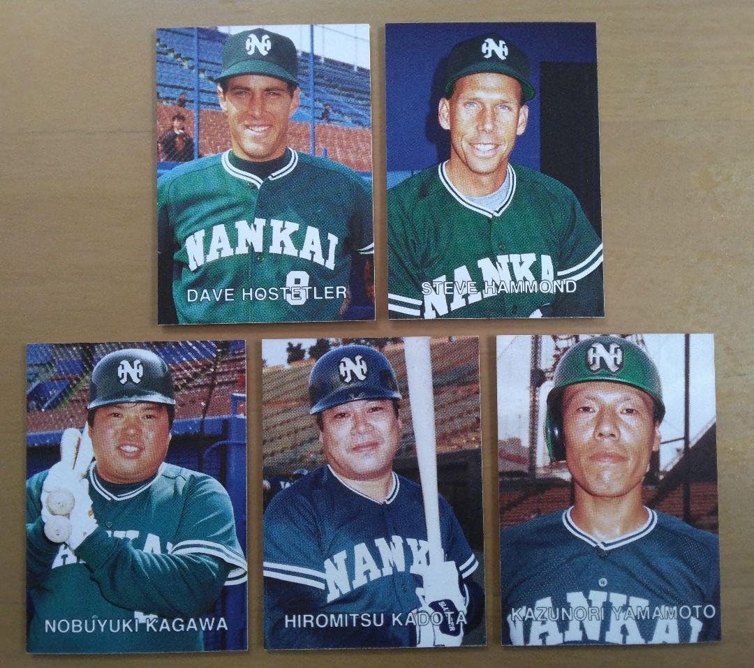 Amazon.co.jp: レトロ1987 米国製 南海ホークス 野球選手カード